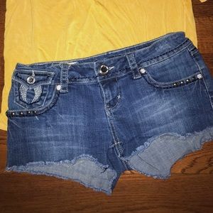 L.A.idol jean shorts size small